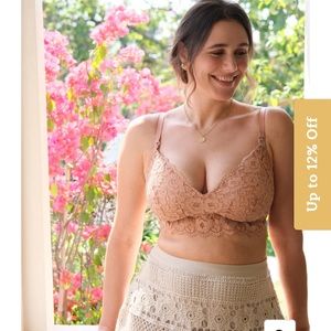 MOMANDA lace nursing/pumping bralette
